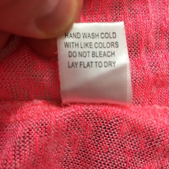 Charlotte Russe Tank Top Womens S Pink Embroidered Floral Pullover Cotton Blend - Picture 7 of 7